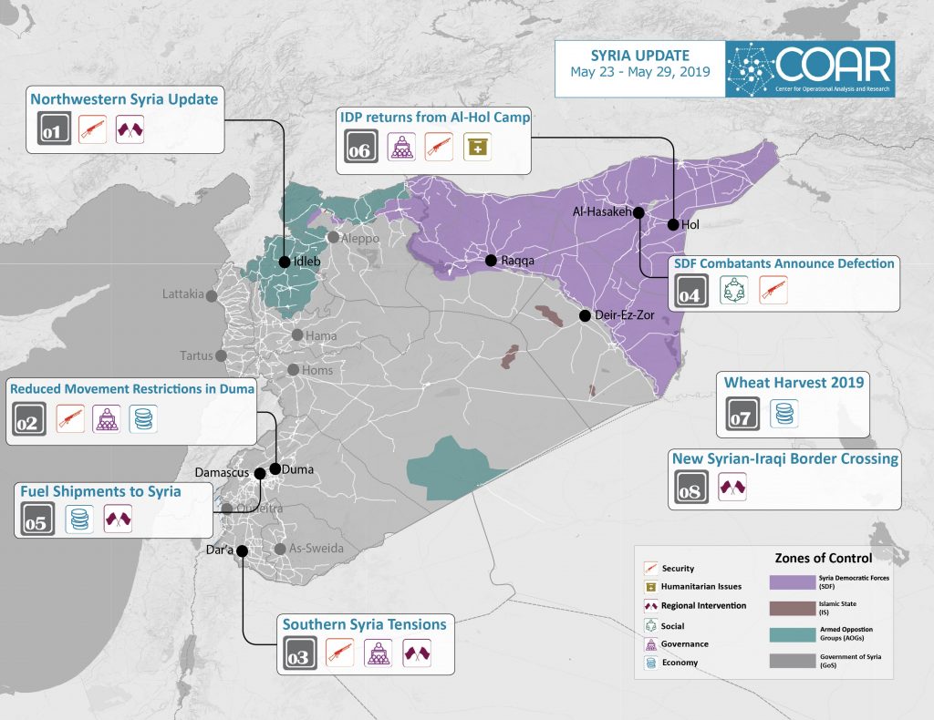 2019May 23-29 COAR Syria Update Map