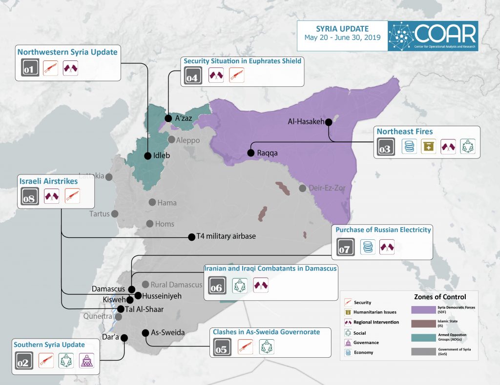 COAR Syria Update May 30-June 12 Map