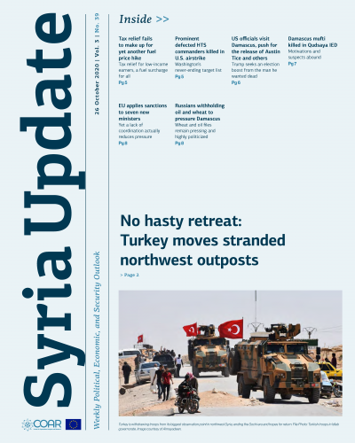 Syria Update 26 October 2020
